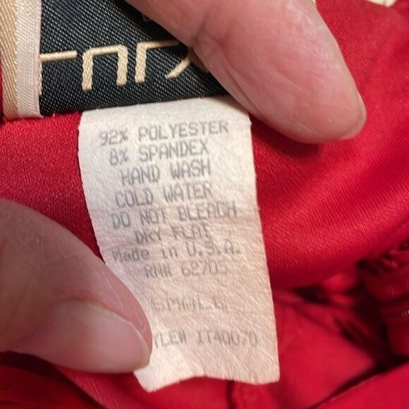 Vintage Red Halter Dress Pin Up, Marilyn Monroe Style, LuLu K, Midi Dress, S - Picture 6 of 6